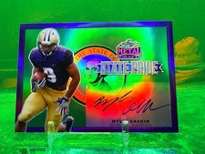 #13/25 AUTO RC 2019 Myles Gaskin PURPLE State Pride Metal RB HUSKIES Seahawks