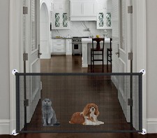 Magic Pet Gate for The House, 71.5" W X 31" H Portable Extra Wide Dog Gates f...