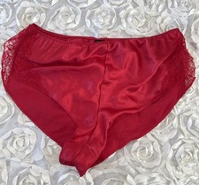 Victoria's Secret Red Satin Flutter Panties Sz-S