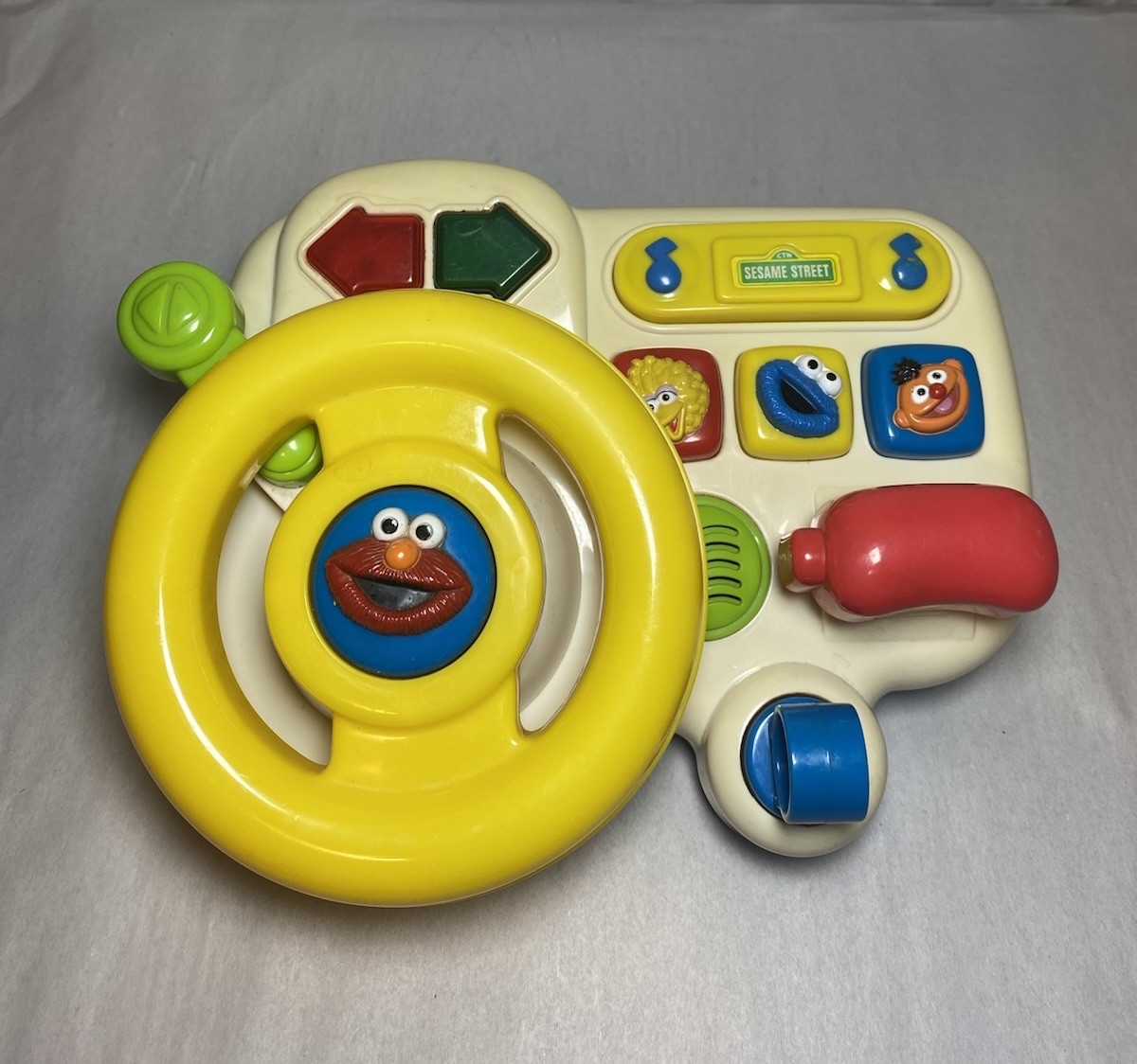 1997 Sesame Street Elmo Talking Driver Toy Fisher Price Tyco