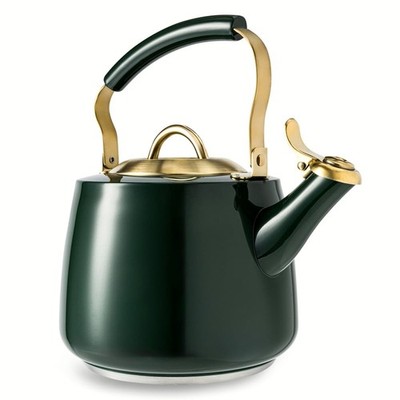 Stainless Steel 1.8L Stovetop Tea Kettle - Hunter Green