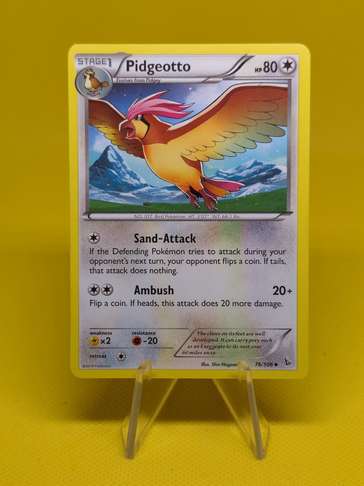 Pokemon - Pidgeotto - 76/106 - Uncommon