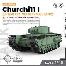 Military Model Kit British A22 Infantry MKIV Churchill I Tanks