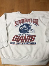 Vintage Sweatshirt Super Bowl New York Giants NFC Champions AN57424