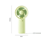 Mini Handventilator Tragbar AA Batterie Leise mit Handschlaufe Reise Ventilator