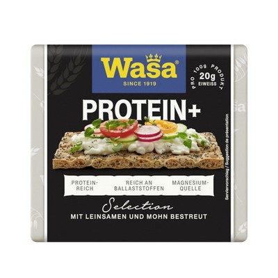 Wasa Selection Protein+ mit Leinsamen und Mohnsamen 200g