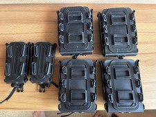 6 x Magazintaschen Fastmag Clip 5,56 mm / 9 mm - schwarz
