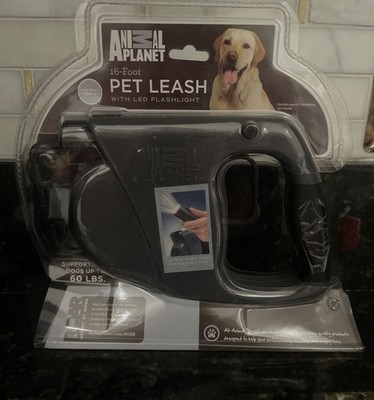 Animal Planet Dog Leash w/LED Flashlight - 16 ft - NEW!!   FREE SHIP!!