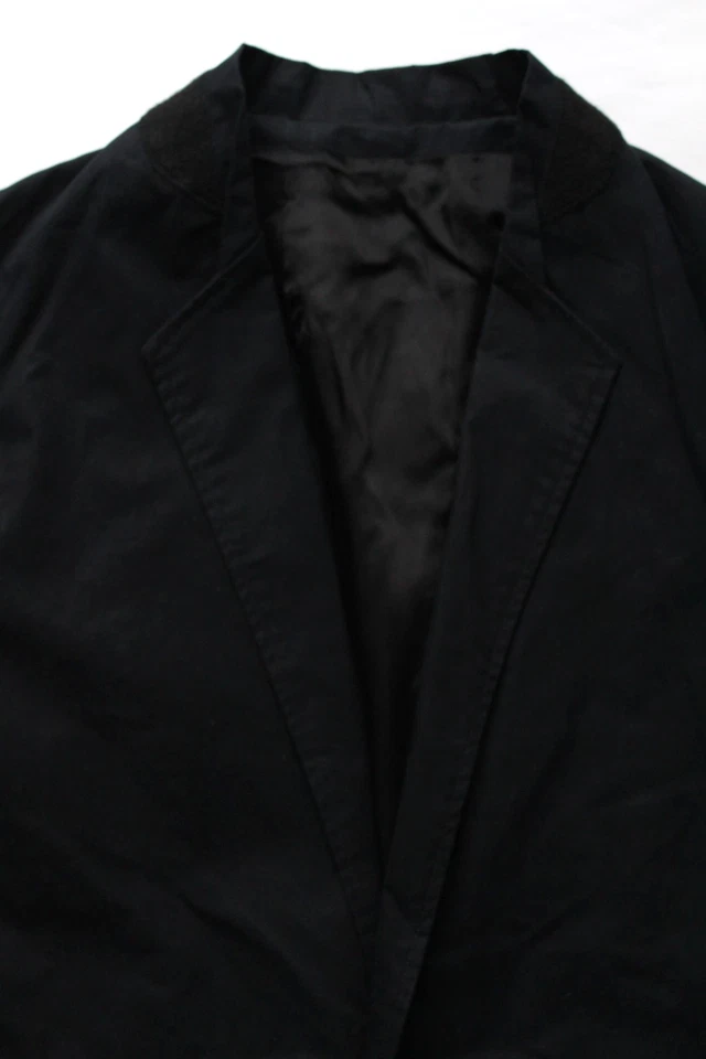 Rick Owens Men's Black Waxed Cotton Chore Blazer Italy Size Men's US 38 Small S - image 4 of 4