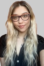 New ALAIN MIKLI A 03041 C003 52mm Purple Cat Eye Women's Eyeglasses Frame Italy