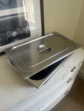 Catering Stainless Steel 1/1 Chafer Chafing Dish Gastronorm Flat Tray 