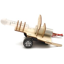 DIY Air Cannon Car STEM Kit for Kids  Hands  On Engineering  Educational Gift
