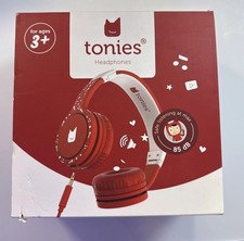 Tonies Kids Headphones Wired Foldable Durable Safe Audio 85dB Red NEW