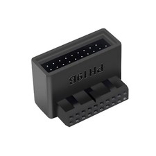 USB 3.0 19P/20P 90 Degree Computer Motherboard Header Adapter Plug-in Converter
