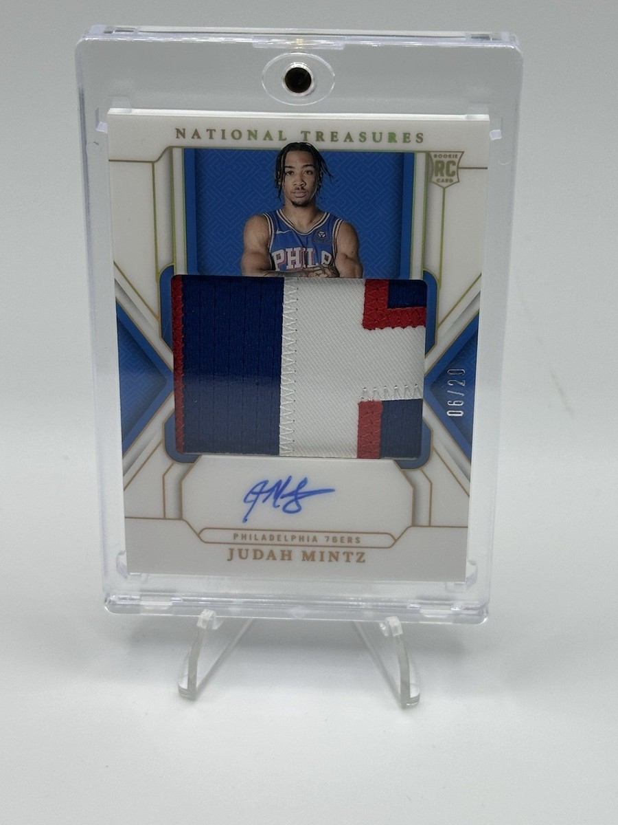 2024 National Treasures Judah Mintz Rookie Patch Auto FOTL /20 RC