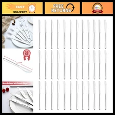 36-Pcs Stainless Steel Dinner Knives Set, 9.1" Sturdy Cutlery, Dishwasher Safe