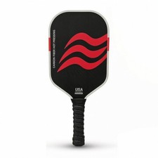 Pickleball-Schl&auml;ger mit Carbon-Oberfl&auml;che einteilig Paddle leicht f&uuml;r Anf&auml;nger