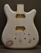 Custom Order Guitar Body, CNT, Knotty Pine, Fits Choice of Tele® or Strat® Neck