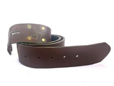 Joed Brown Tobacco Buffalo Genuine Leather Belt.  Buckle. Size 34 Medium