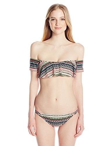 Hobie Junior's Do Diamond Loop-Side Hipster Bikini Bottom, Multi, M - Bild 4 von 5
