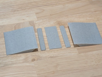 #ad HO Scale Railroad Crossing Double or Single for Bachmann EZ Track 3quot; Concrete $15.00