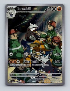 Excadrill 174/162 Temporal Forces Illustration Rare
