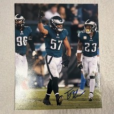 TJ Edwards signed picture Philadelphia Eagles 