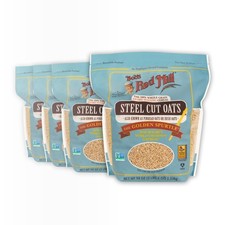 Steel Cut Oats 54oz Pack of 4 Non GMO Whole Grain Vegan Kosher