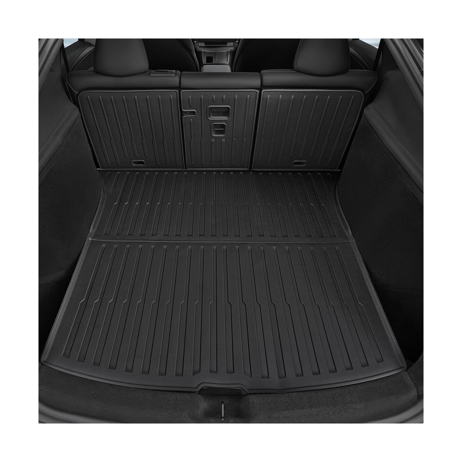 Floor Mats for 2026 2025 Tesla Model Y Juniper, Full Coverage All Weather Flo...