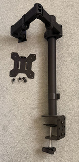 Single Monitor Arm Desk Mount 13 32in 10kg VESA 75 100 Height Adjustable