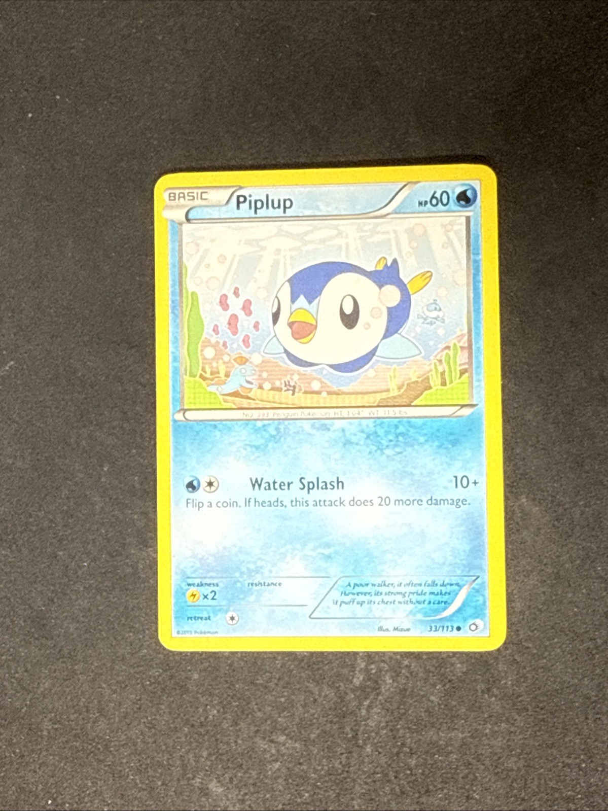 LP Piplup 33/113 Legendary Treasures Regular