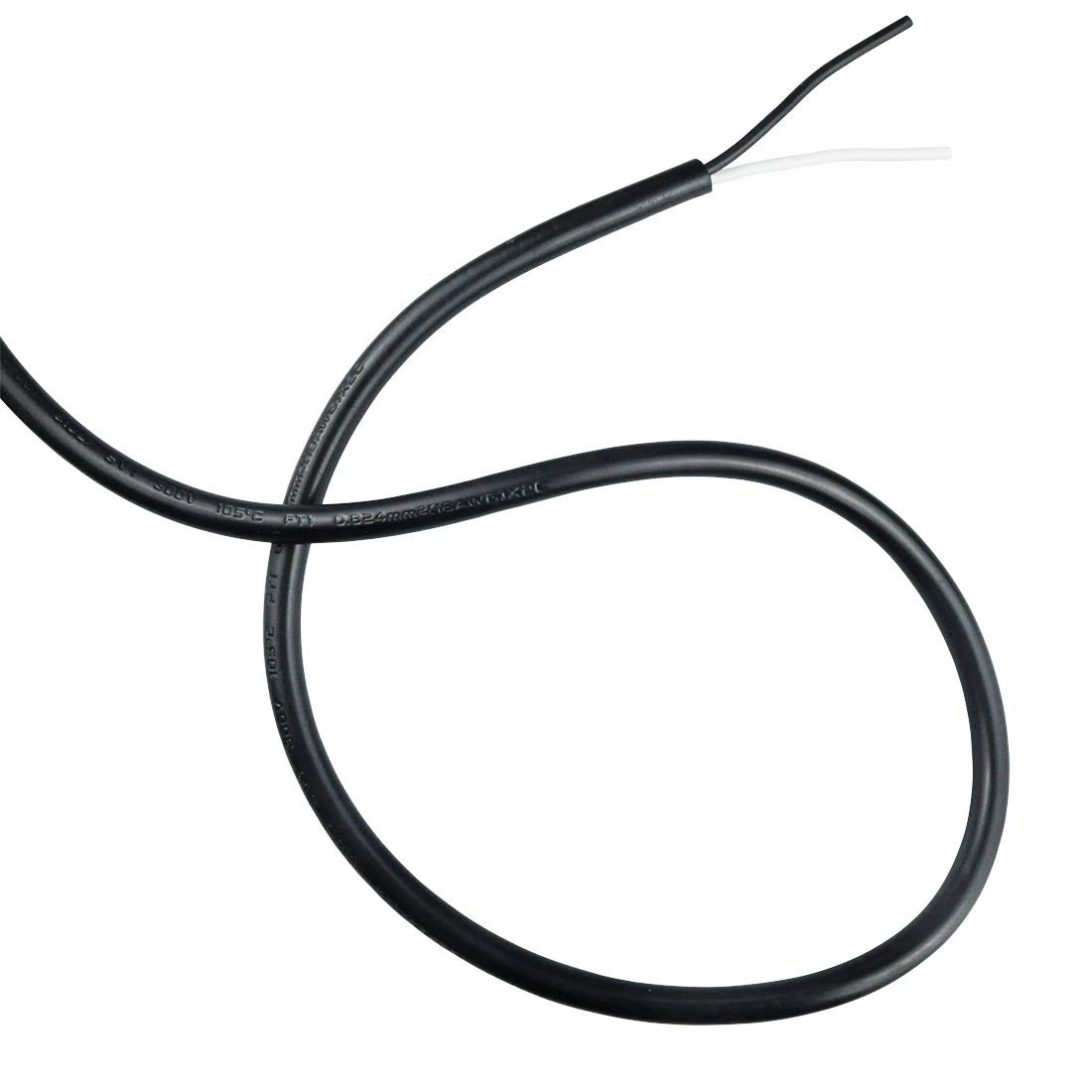 2 Prong Polarized 18 Gauge 10ft Power Cord Pigtail Tool Heavy Duty 110V 115V ...