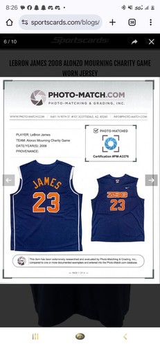 2022-23 JF Los Angeles Lakers Lebron James Dual Game Used Jersey /50 - 第 9/13 張圖片