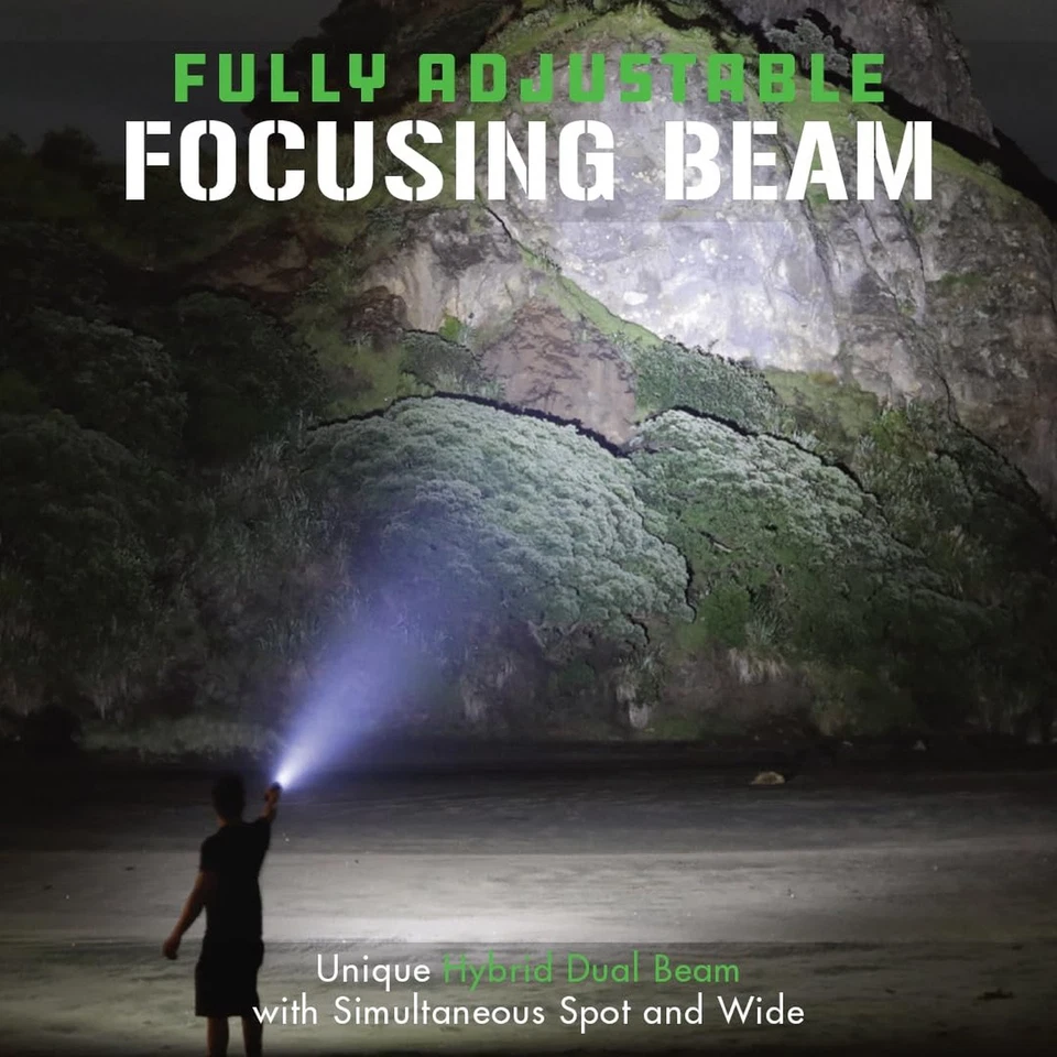 KODIAK Tactical Flashlight, 3500 Lumen Compact LED Flashlight with Rubber Coa... - Image 4 of 4