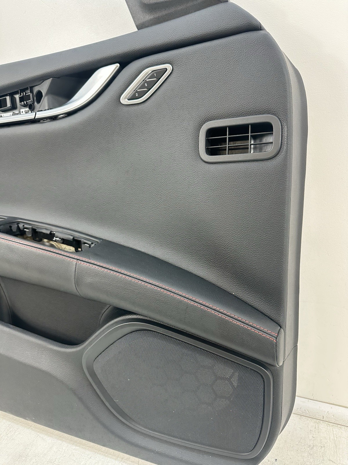 14-17 Maserati Ghibli Front Left Side Interior Door Panel Assembly Black Oem