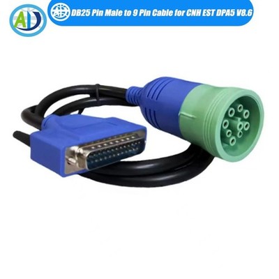 DB25 Pin Stecker auf 9 Pin Adapterkabel für Gewerbe, CNH EST DPA5 V8.6...