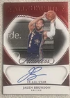 JALEN BRUNSON 2024-25 PANINI FLAWLESS ALL STAR INK ON CARD AUTO RUBY /15 KNICKS