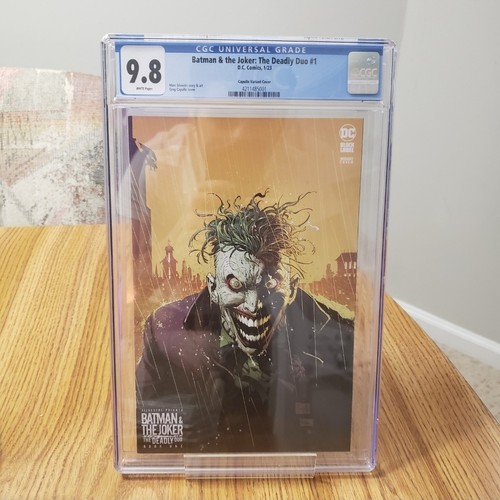 Batman & The Joker: the Deadly Duo #1 Greg Capullo Joker Variant (CGC 9.8)