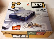 Iomega Zip Drive (100mb Parallel Port Version) Opened But Never Used.