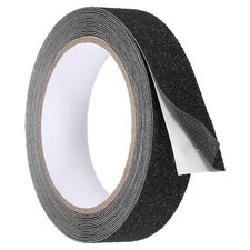 Rubber Grip Tape, 1 in x 16 ft Non-Slip Tape with Texture, Gray