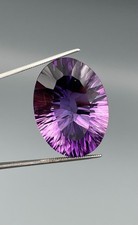 42.50ct amythes fansy oval cut from brazil