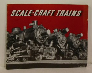 RARE 1937? Scale-Craft Trains Catalog