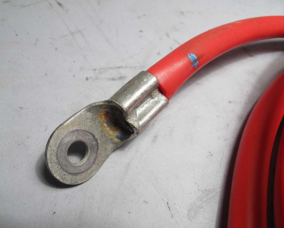 BMW E46 3-Series Touring Wagon Positive Red Battery Cable Complete 2000-2005 OEM - Image 3 of 4