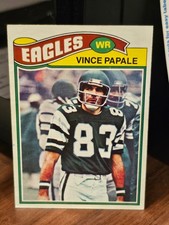 Vintage 1977 Topps Vince Papale ROOKIE RC #397 Philadelphia Eagles Football Card. rookie card picture
