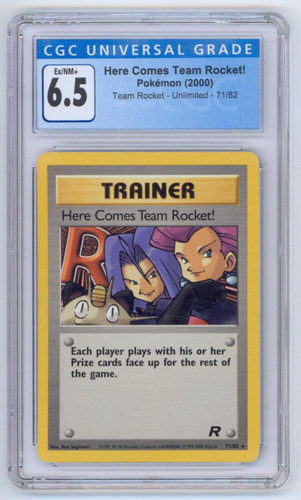 Here Comes Team Rocket! (Unlimited) graded CGC 6.5 for sale on eBay