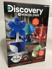 Discovery Kids Mindblown CRYSTAL SEA CREATIONS 13 Pc Chemistry Set 8  STEM 