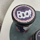 Vintage Halloween 1992 3 Piece Nesting Tin Canister Set 6 In, 5 1/2 in, 5 In  — photo 4