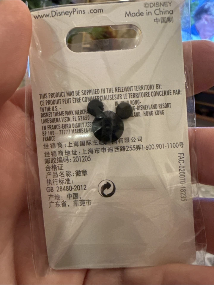 Prendedor comercial Maléfica villanos de los parques de Disney marco de imagen prendedor nuevo en tarjeta Foto 4 de 4