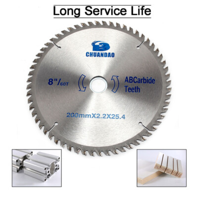 8''Carbide 40~80 Tooth Table Circular Saw Blade Cutting Disc for Woodworking Tool