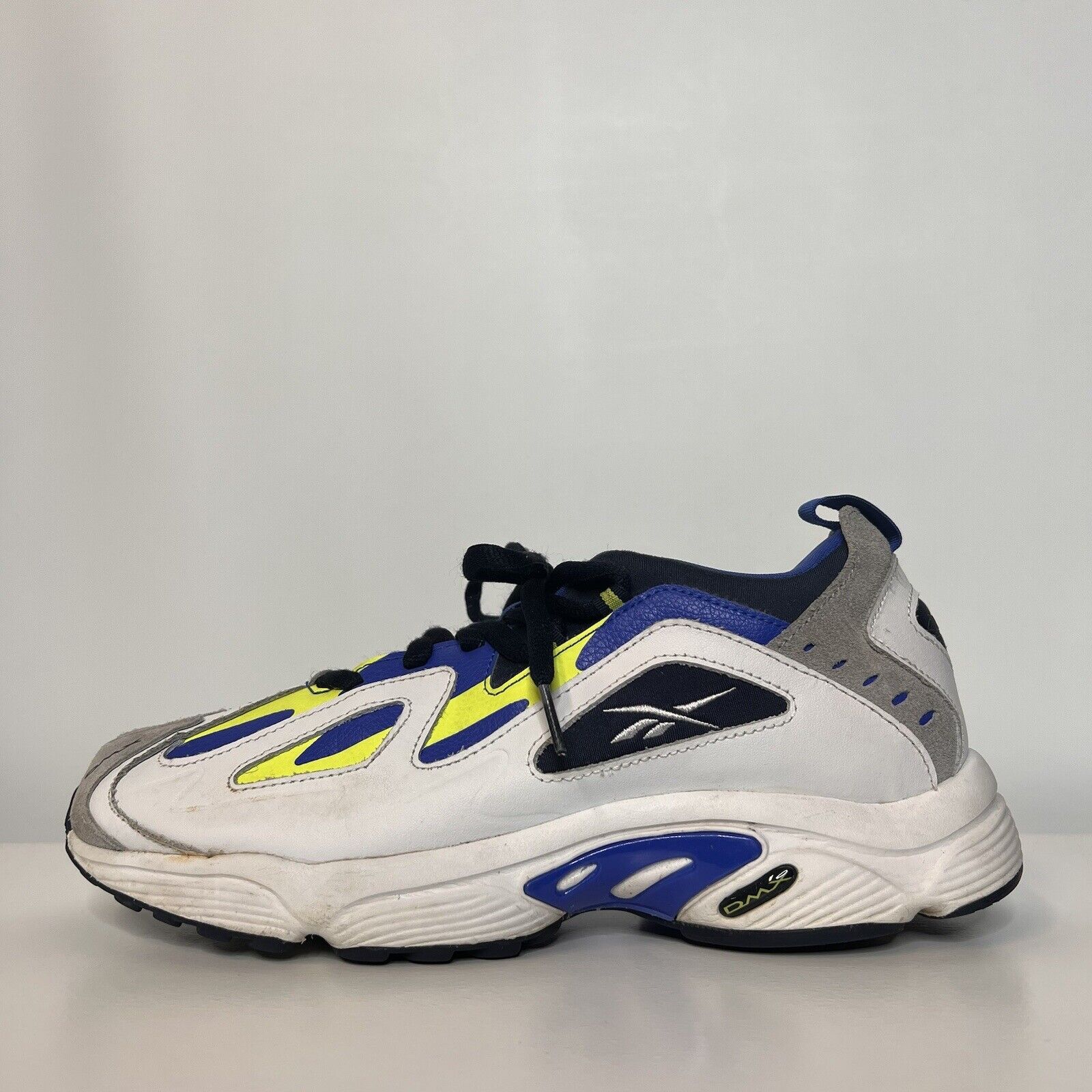 Reebok DMX 1200 CN7119 Athletic Low Running Shoes White Blue Mens US Size  9.5